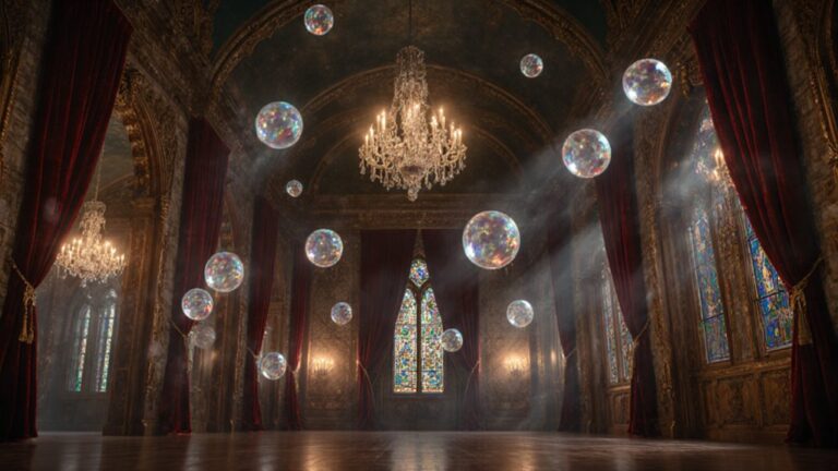 15 magical rooms with floating lights
