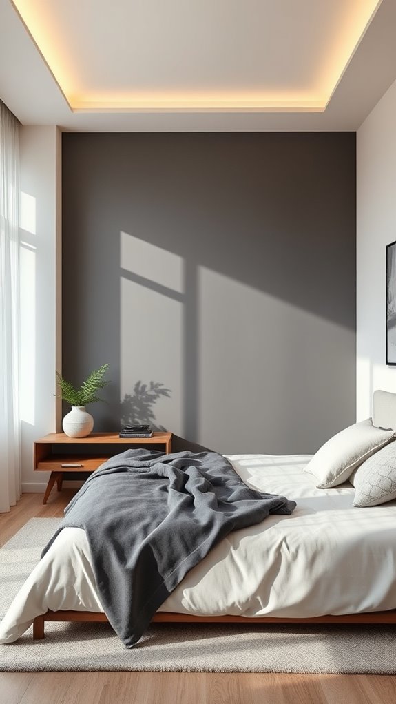accent walls create visual depth
