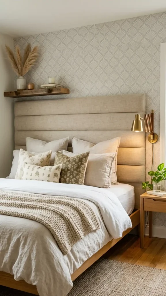 affordable statement headboard ideas on a budget