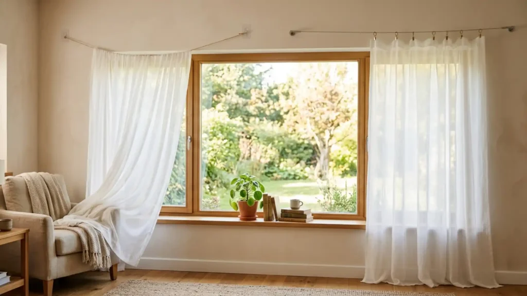 alternatives to curtain rods
