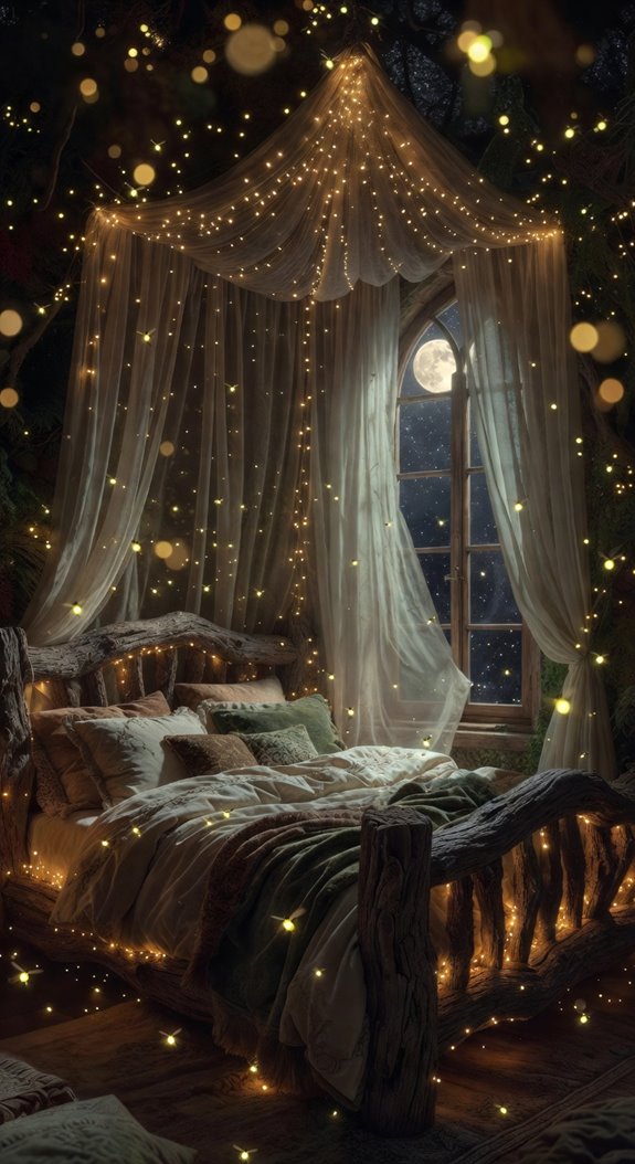 ambient woodland fairy light glow