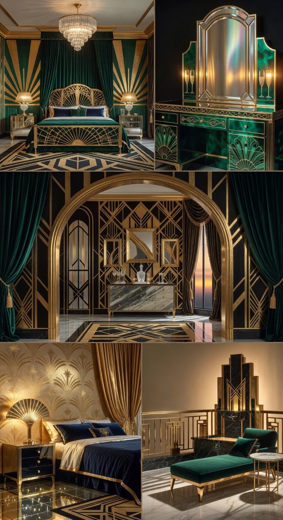 art deco opulence jewel toned luxe