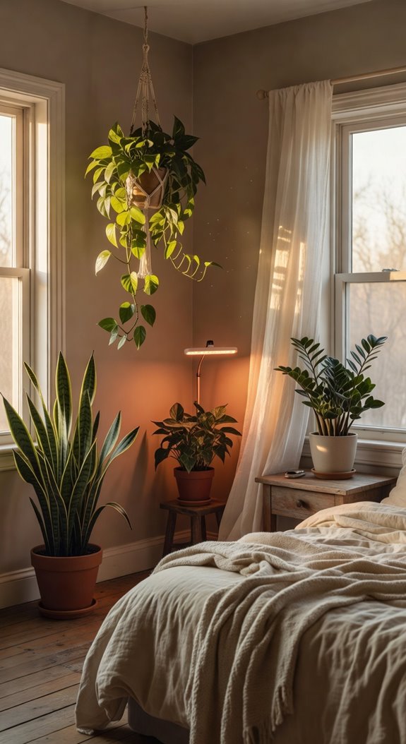 assess natural light in room
