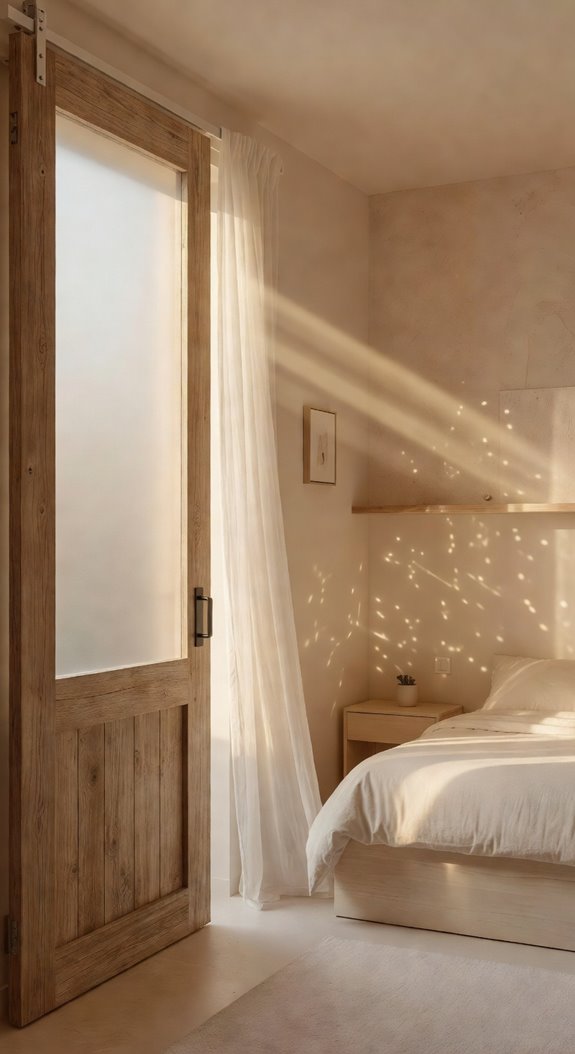 barn door maximizes light reflection