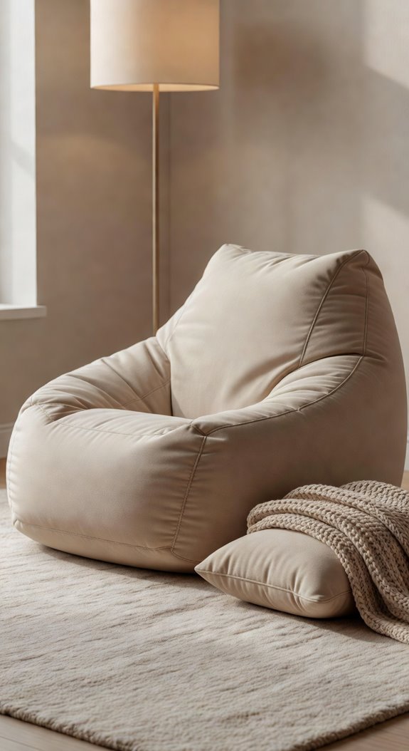bean bag chairs offer adaptable comfort