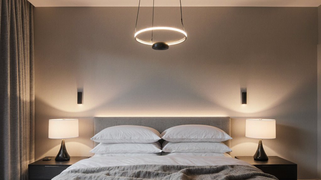bedroom lighting ideas layered ambiance