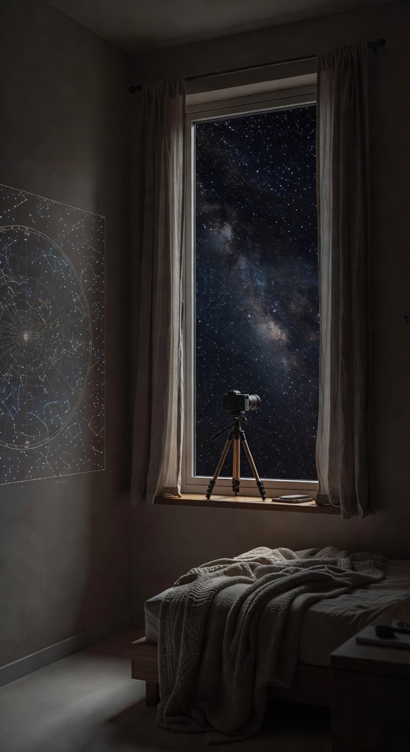 bedroom window fixed station setup