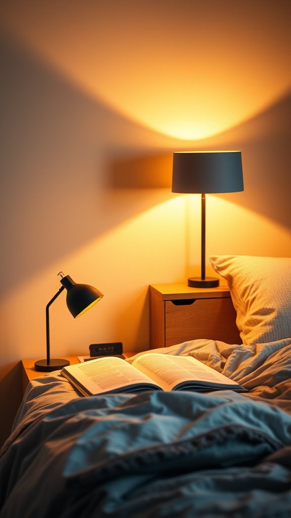 bedside lamps for warm dim navigation