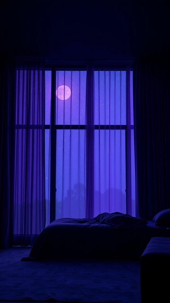 blackout curtains with translucent layers