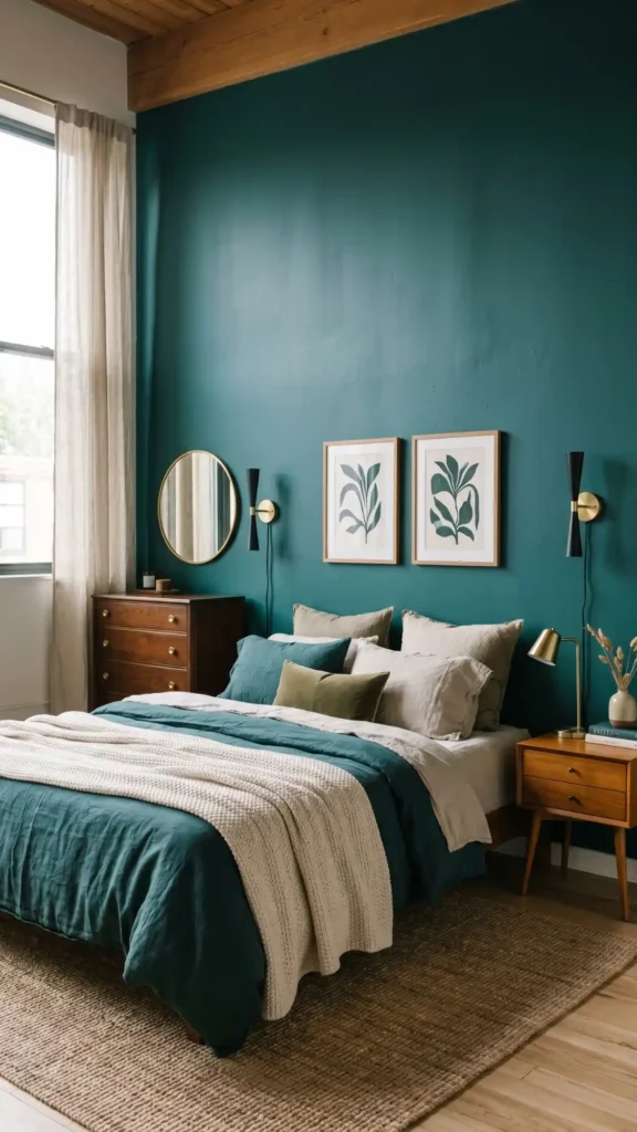 blue leaning teal anchors serene sophistication