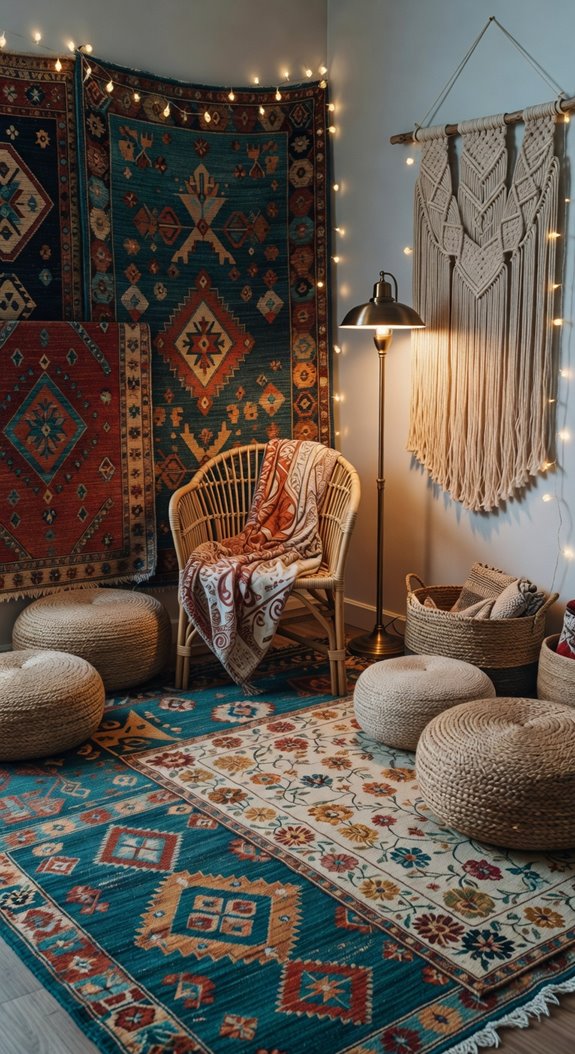 boho eclectic global textures collide