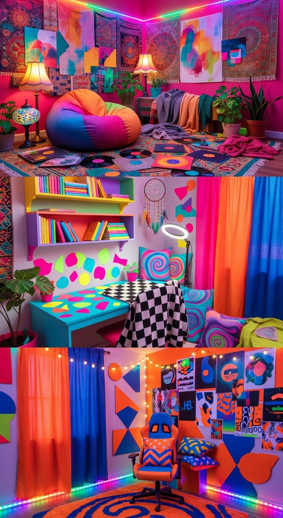 bold layered jewel toned eclecticism