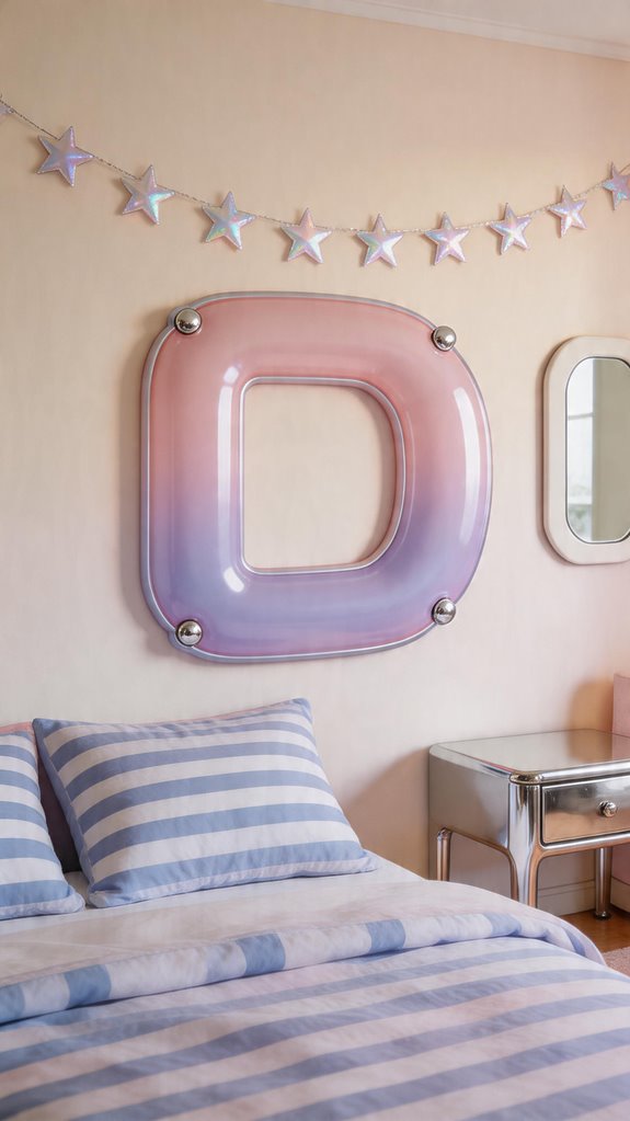 bubblegum pink bubble lettering ambience