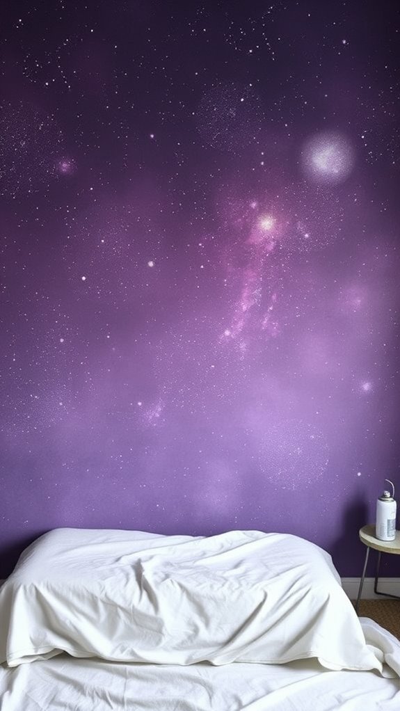 budget friendly galaxy spray technique