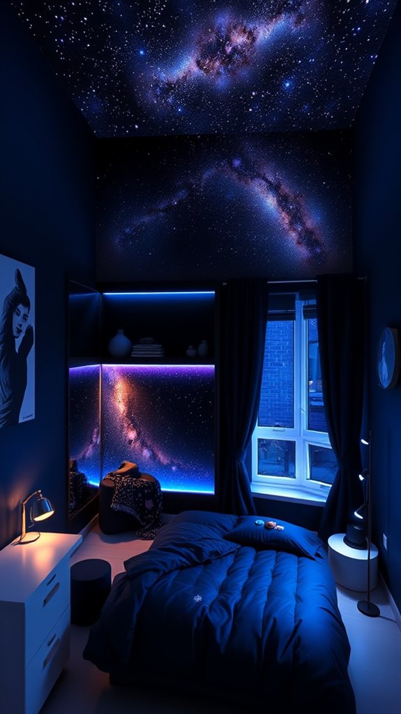budget galaxy bedroom on a budget