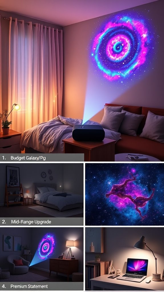 budget to premium star projectors for ceilings