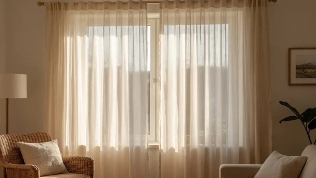 cafe style lower half privacy curtains
