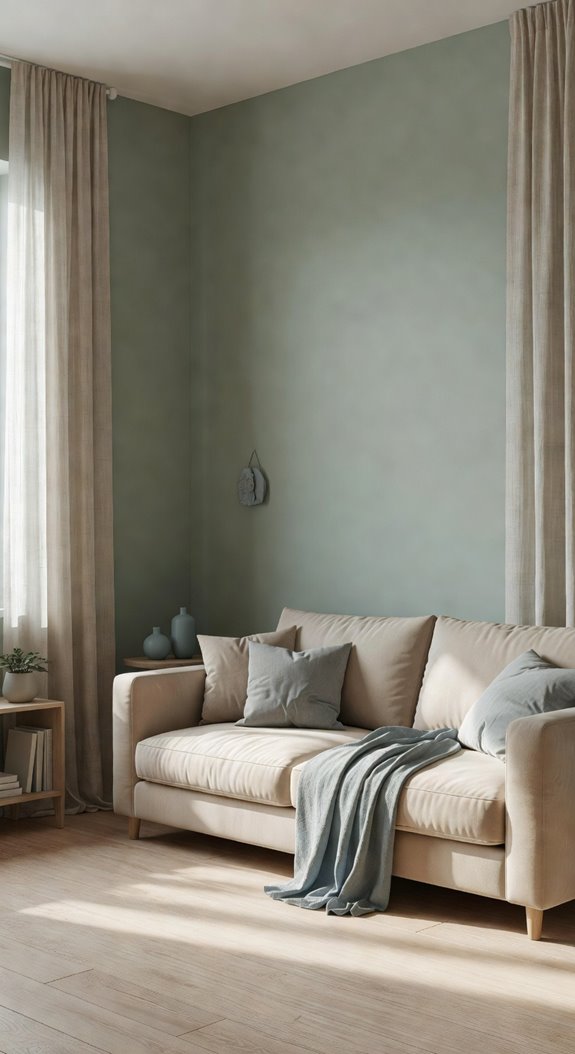 calming color palette principles