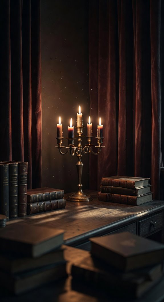 candleholders set moody ambiance