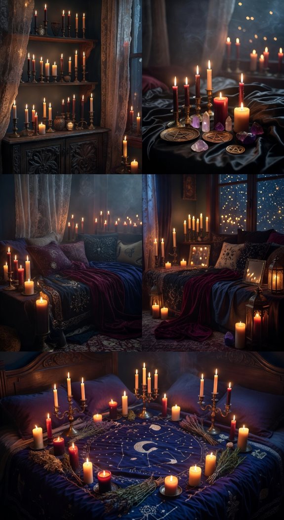 candlelit witchy ambient layering
