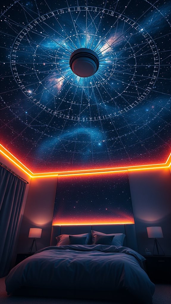 ceiling constellation glow mapping