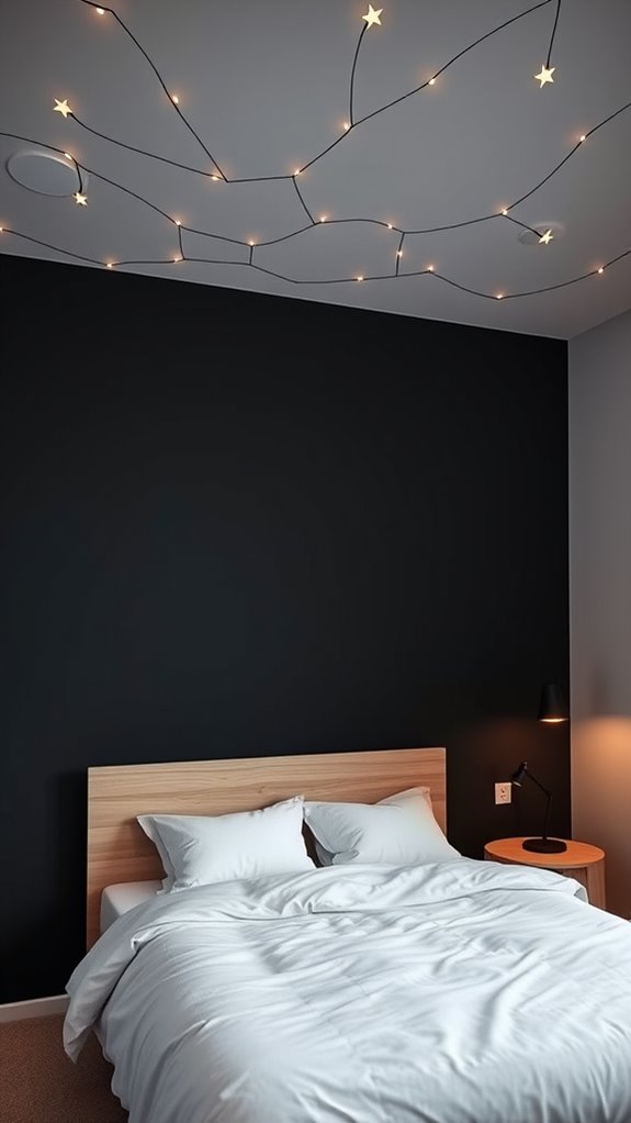 ceiling star projectors warm accents