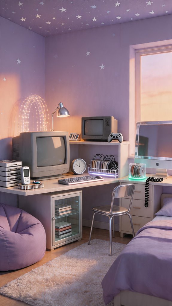 chunky crt translucent tech decor