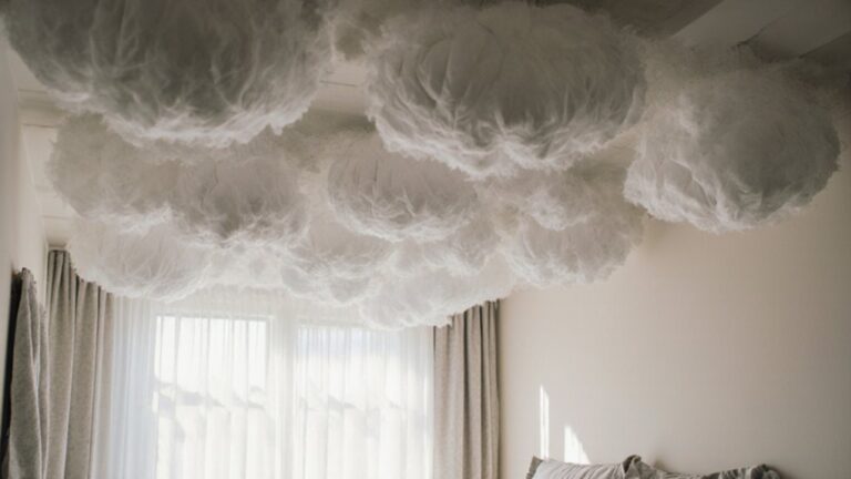 cloud ceiling diy ideas for room airiness
