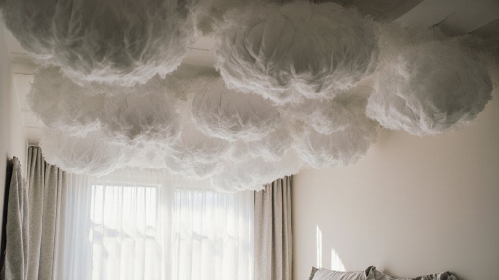 cloud ceiling diy ideas for room airiness