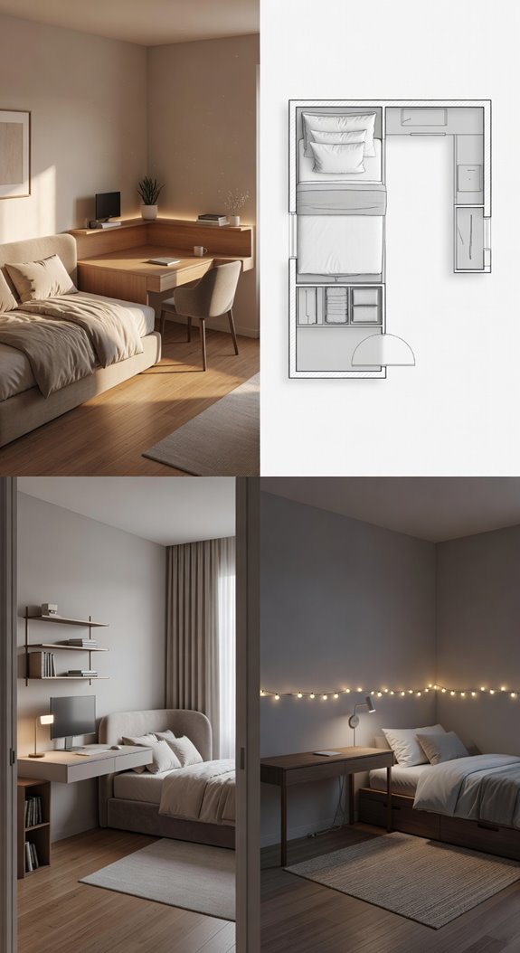 corner spaces maximize floor freedom