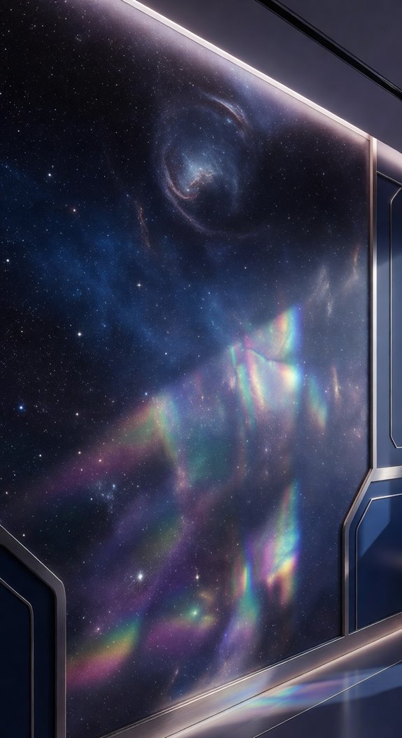 cosmic wallpaper transforms walls