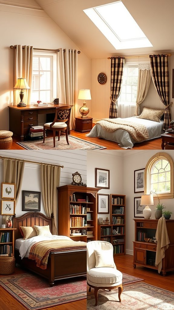 cozy amber bookish sanctuary interior