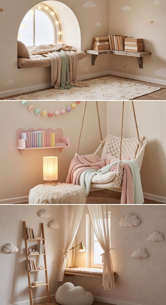 cozy corner with fairycore glow