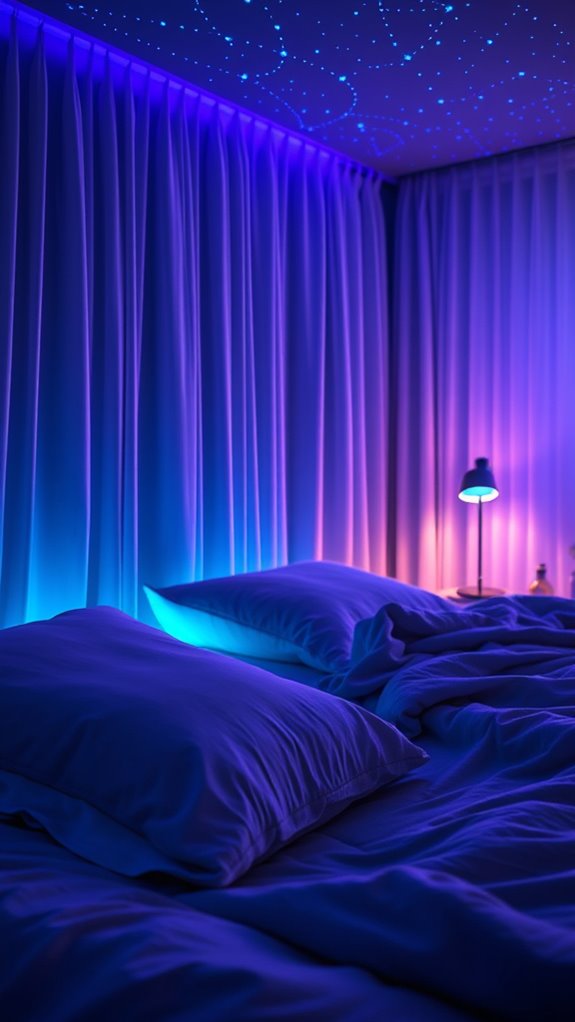 cozy galaxy nooks dim blues