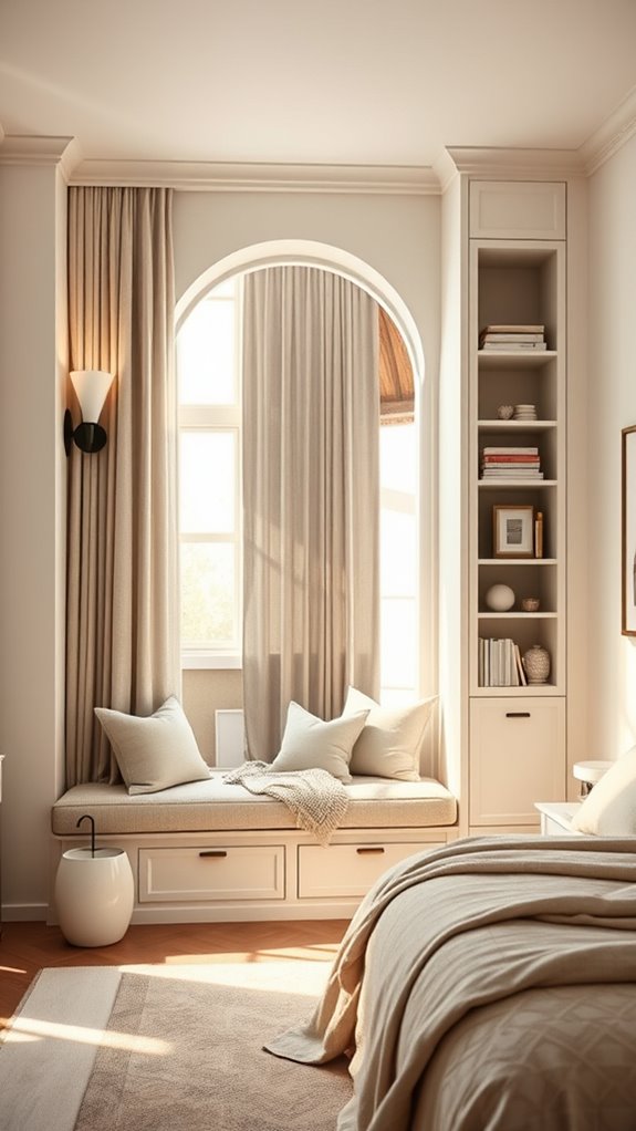 cozy reading corner focal point