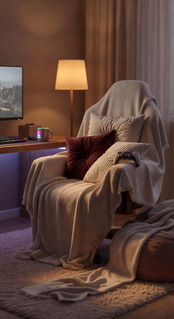 cozy throws pillows witchy decor