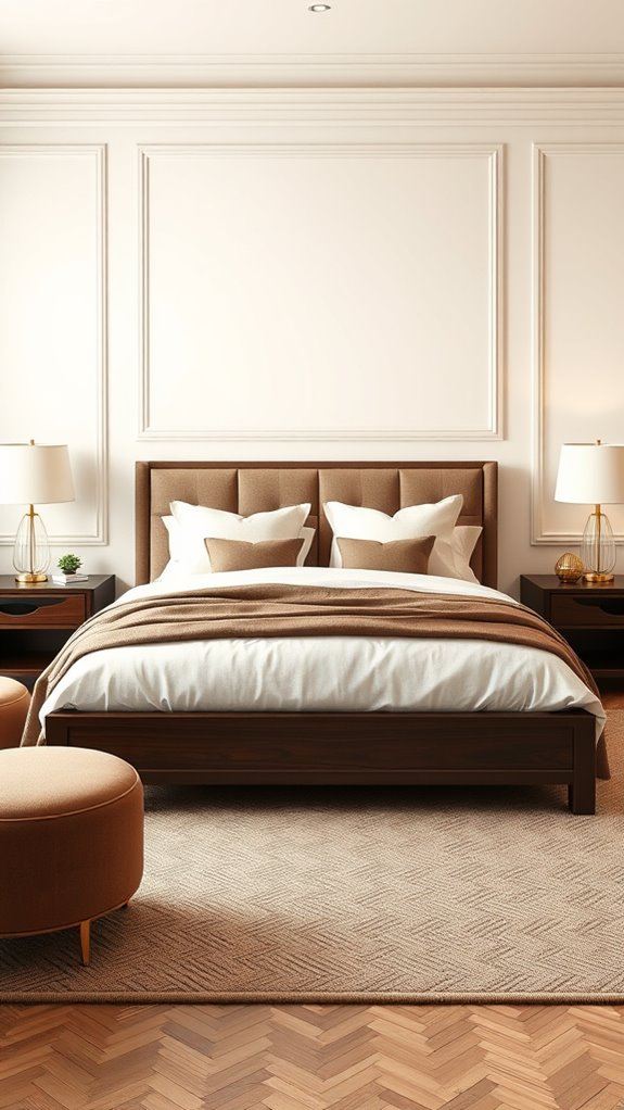 cream espresso brown elegance