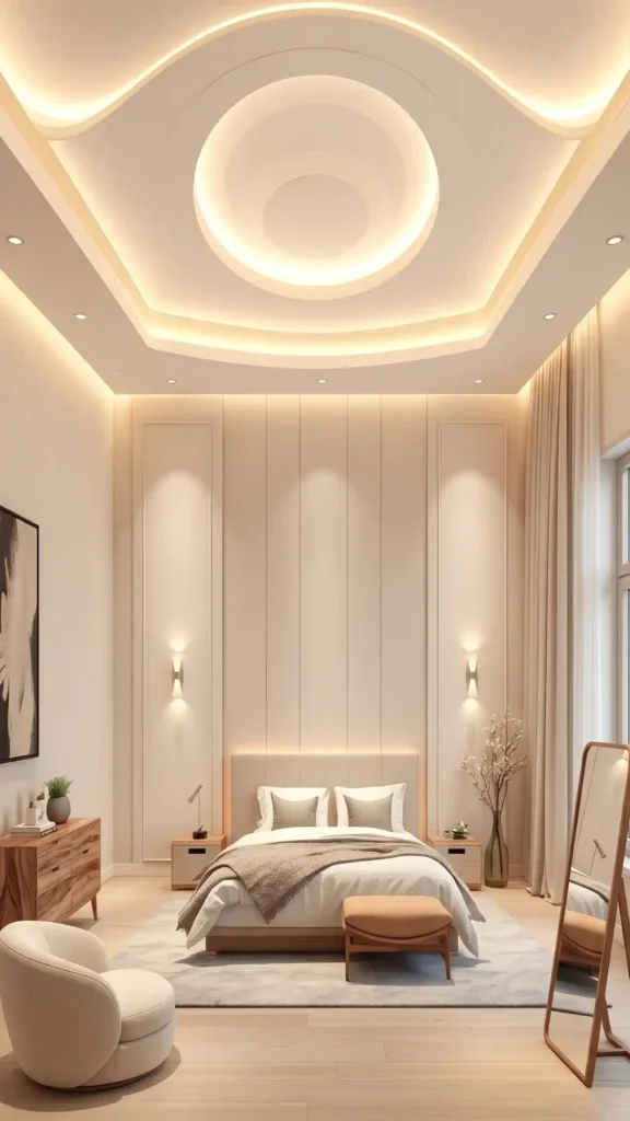 curved ceilings dramatic restraint