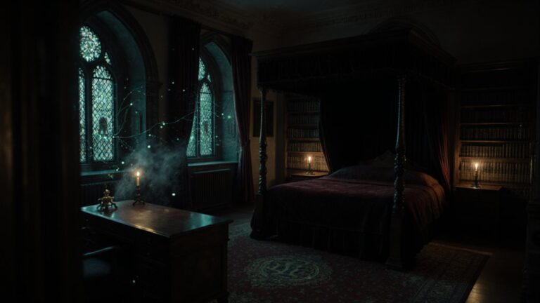 dark academia bedrooms with magical twist