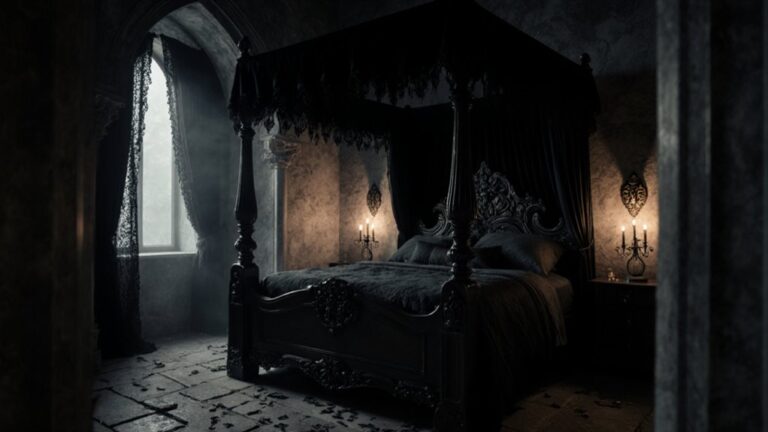 dark castle inspired teen bedroom ideas