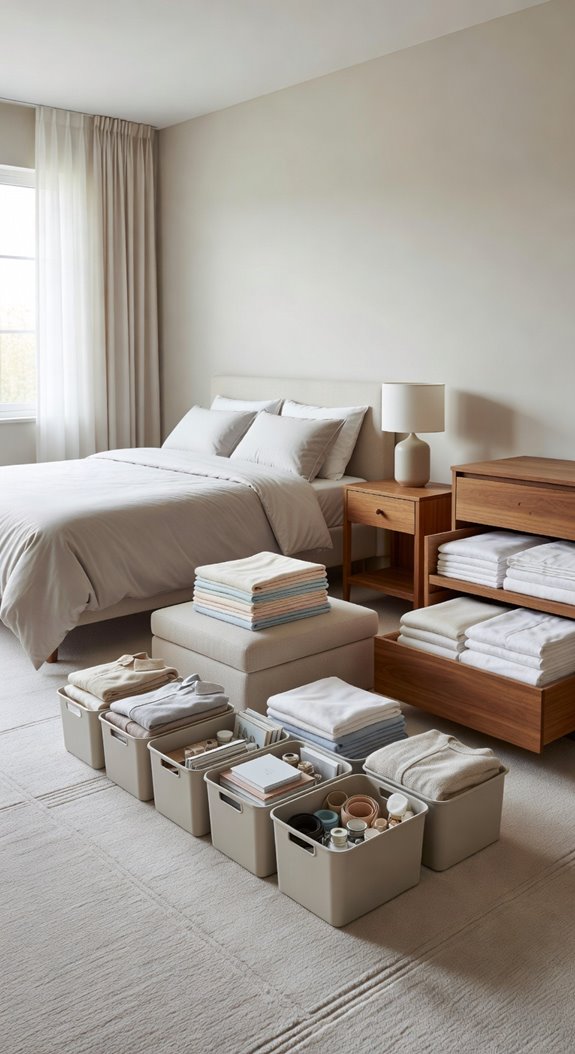 declutter for focused bedroom makeover