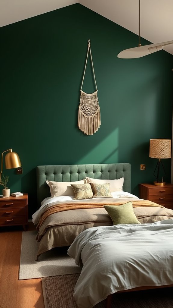 deep forest green sanctuary vibes