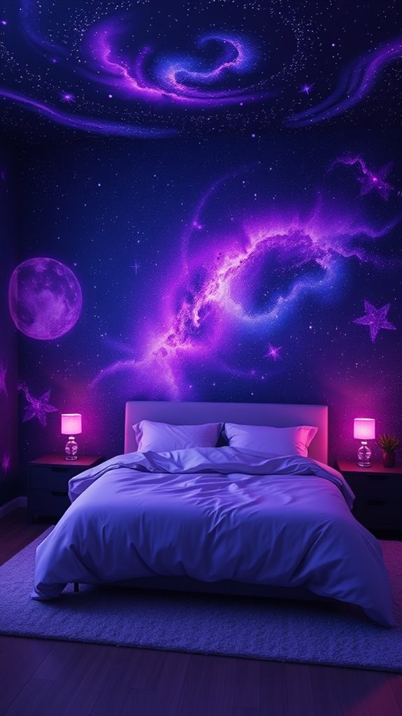 deep indigo purple celestial sanctuary