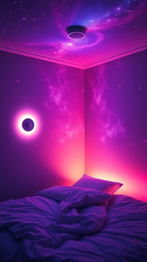 dimmed layered celestial lighting control