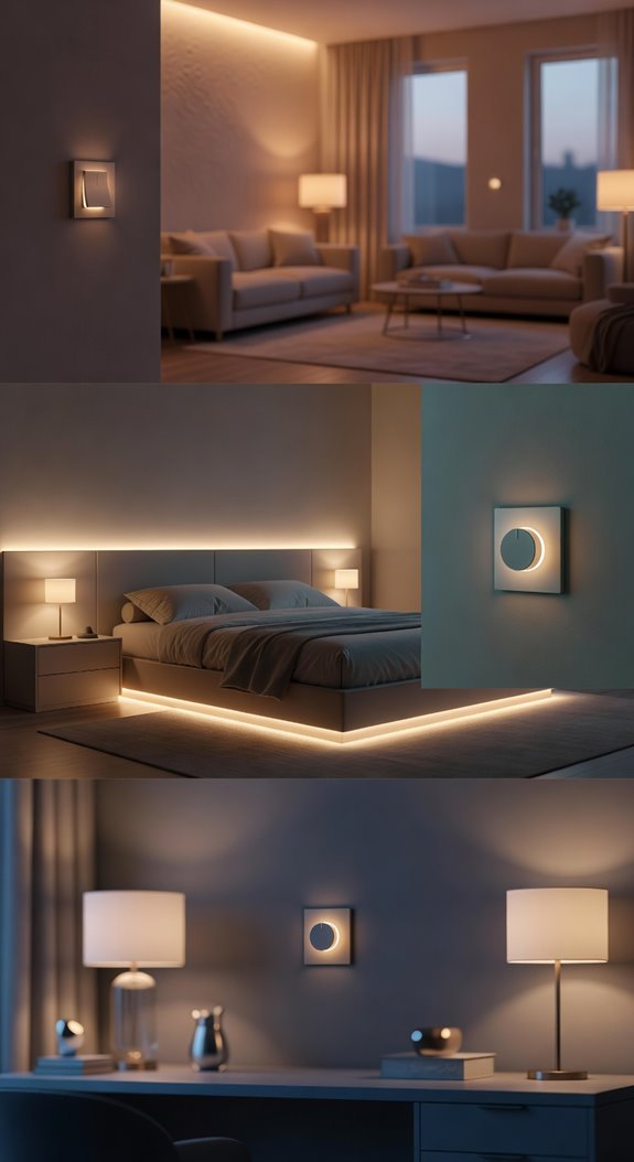 dimmer switches create ambient lighting