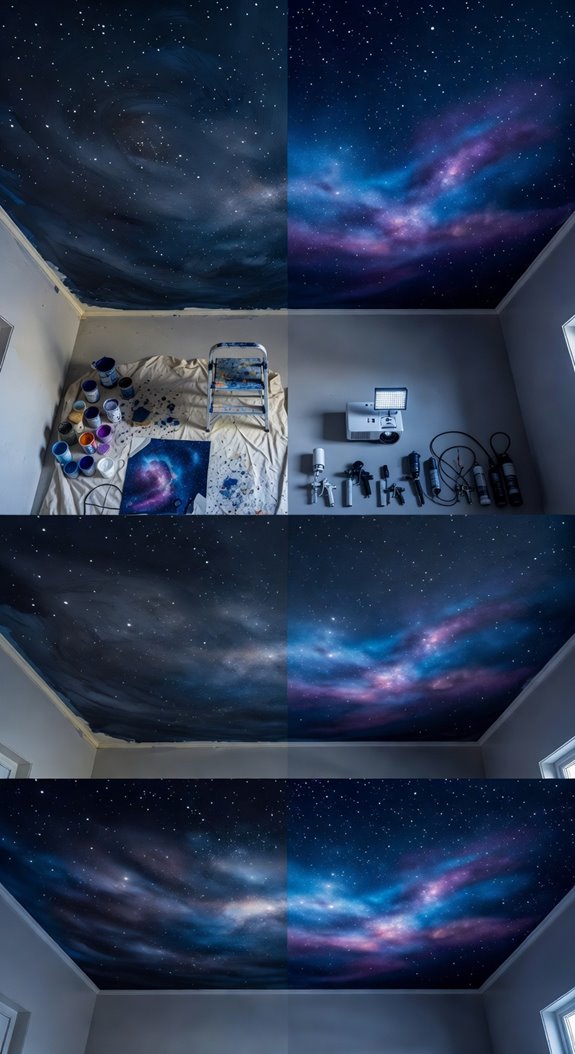 diy galaxy ceiling budget conscious vs expert polish