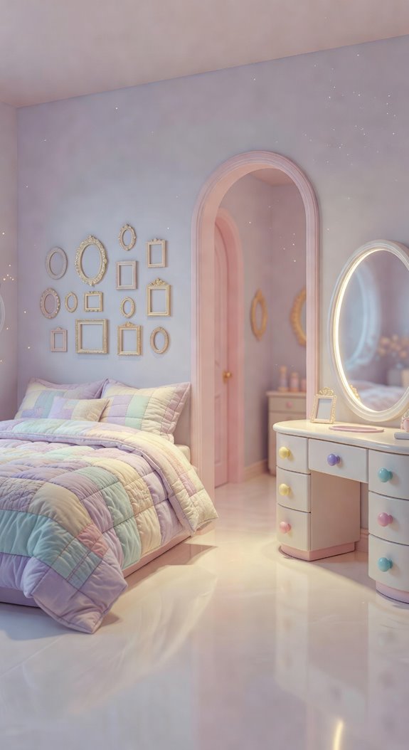 dollhouse inspired pastel purposeful decor