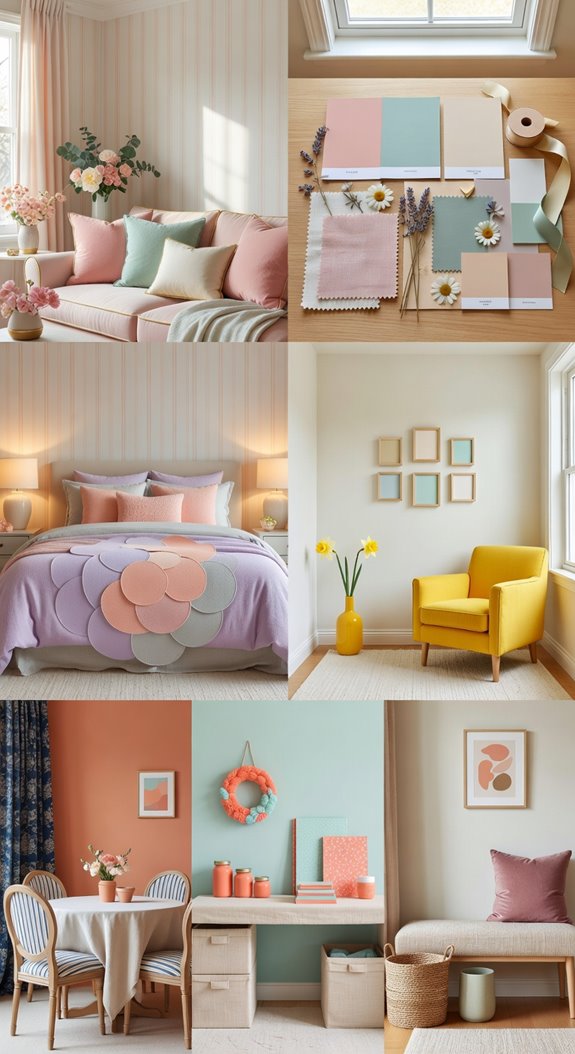 dominant hue with complementary accents