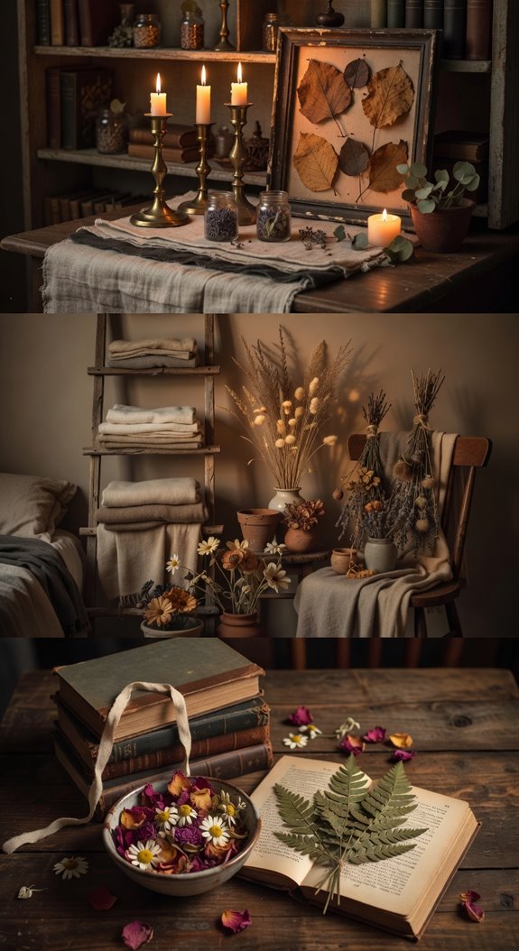 dried botanicals enrich space