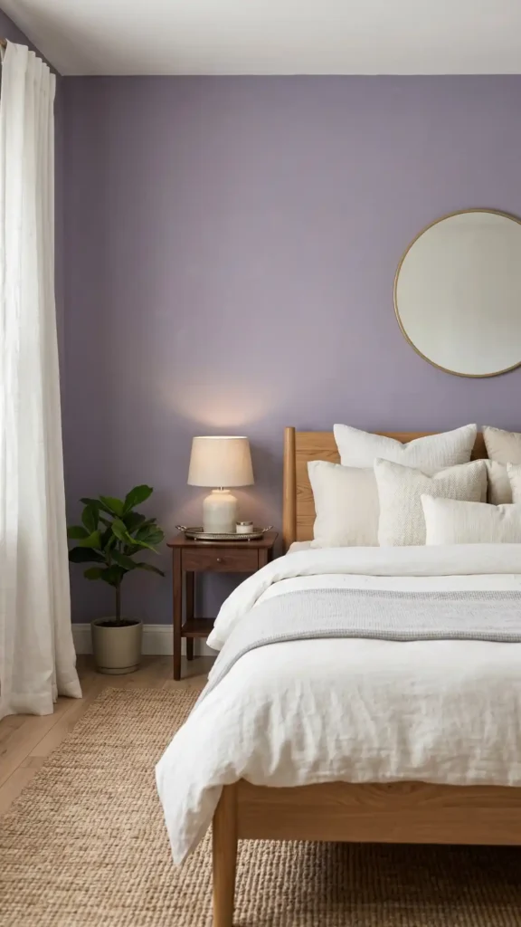 dusty lavender for calming sophistication